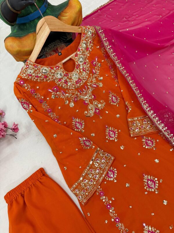 Mehfil Orange Royal 3pcs Collection