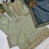 Noor Mahal 3pcs Embroided Collection