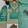 Fendy Silk Rich Embroided Sharara