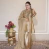 WhatsApp Image 2026-08-30 at 15.02.06 Champagne Gold Embroided 3pcs Shalwar