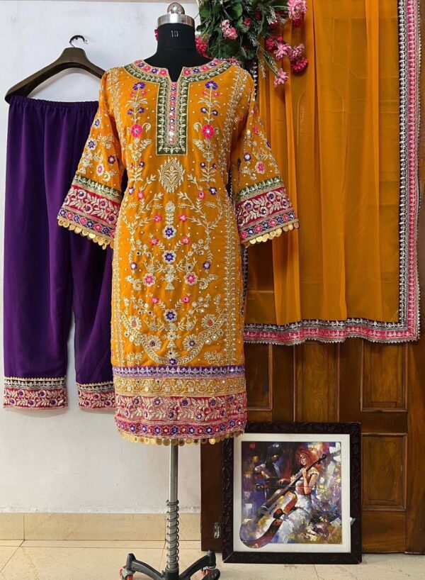 MariGold Fully Embroided 3pcs Collection