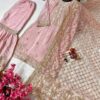 hhghghghg Blush Pink 3pcs Embroided Collection