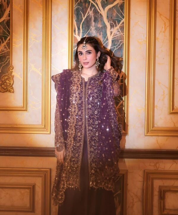 Purle Chinon Silk Embroided 3pcs Collection
