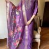 24491 Embroidered A-Line Kurti Set with Dupatta (Colours Available)