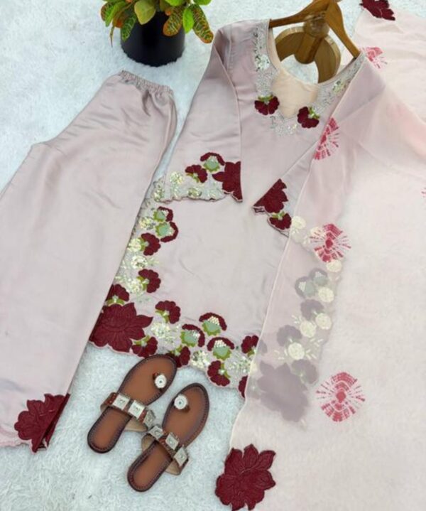24757 Premium Soft Silk Unique Shalwar Collection