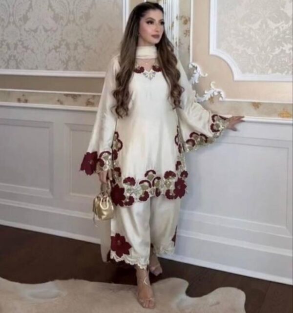 24758 Premium Soft Silk Unique Shalwar Collection