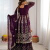 26886 Heavy Embroidered Lehenga Set
