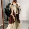 Elegant Embroidered Chiffon silk Sharara Set