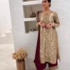 27184 Elegant A-Line Silk Kurta Set