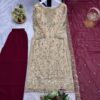 27187 Elegant A-Line Silk Kurta Set
