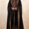 27190 Elegant Black Velvet Kurta Set
