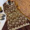 Brown Top Lehenga Set